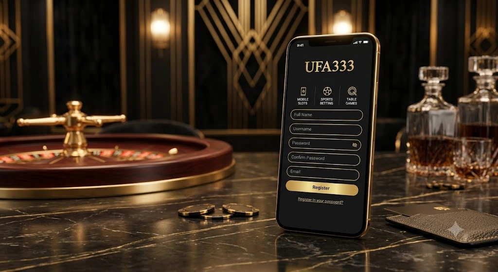 ขั้นตอนการสมัคร UFA333 ผ่านหน้าจอสมาร์ทโฟนบนแพลตฟอร์ม iGaming ระดับพรีเมียม